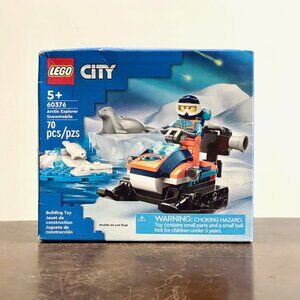 LEGO City 60376 Arctic Explorer Snowmobile New in Hand